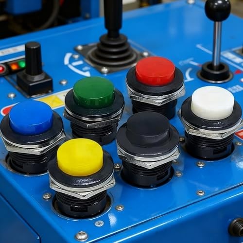 2 Pin Self-Resetting Mini Round 16mm Momentary Push Button Switch 3A 250V