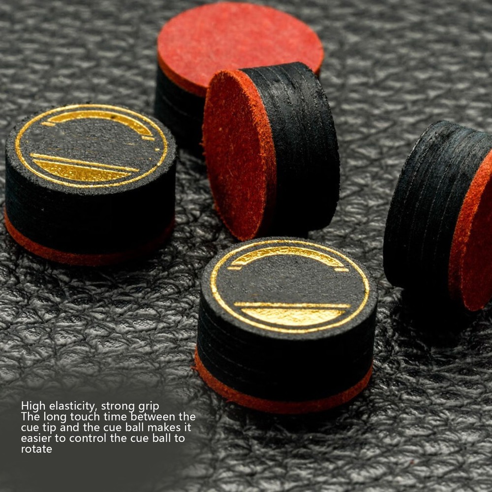 6-Pack Professional Pool Cue Tip For Precise Ball Control Replacement ZARY