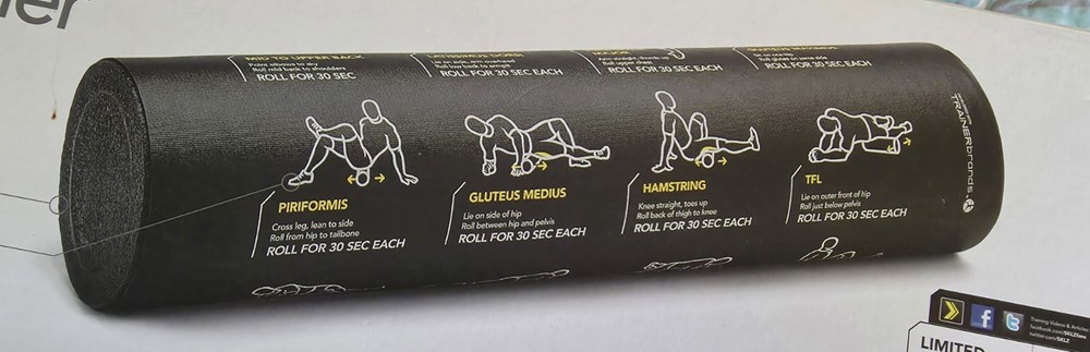 SKLZ Trainer Self Guided Roller Foam Muscle Builder Therapy Flexibility Workout