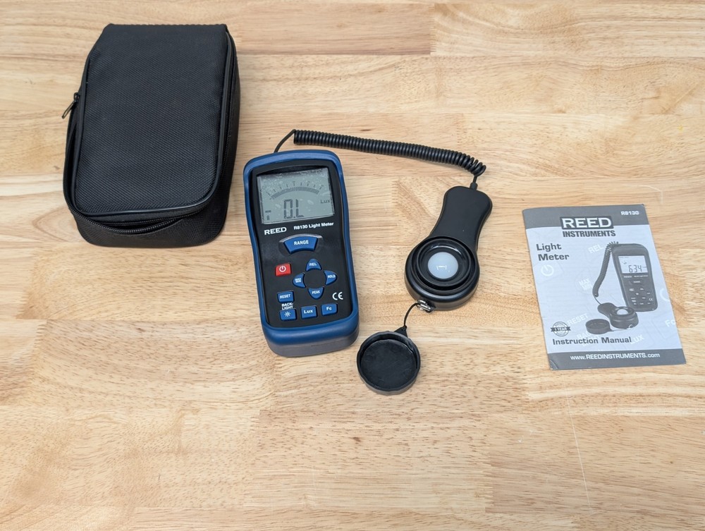 Reed Instruments R8130 Lightmeter,  +/-5%Light Acc", Fullsize