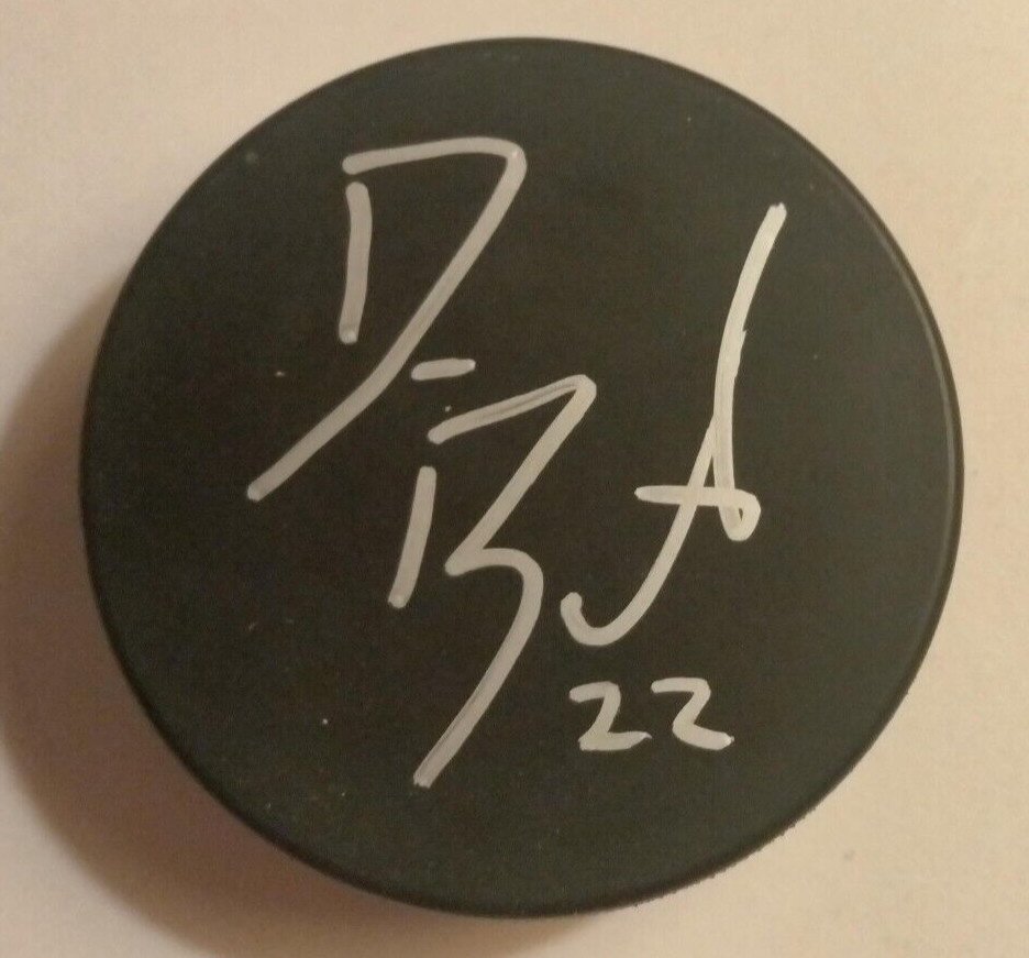 Dan Bertram-2005 NHL Draft Pick Autographed Puck