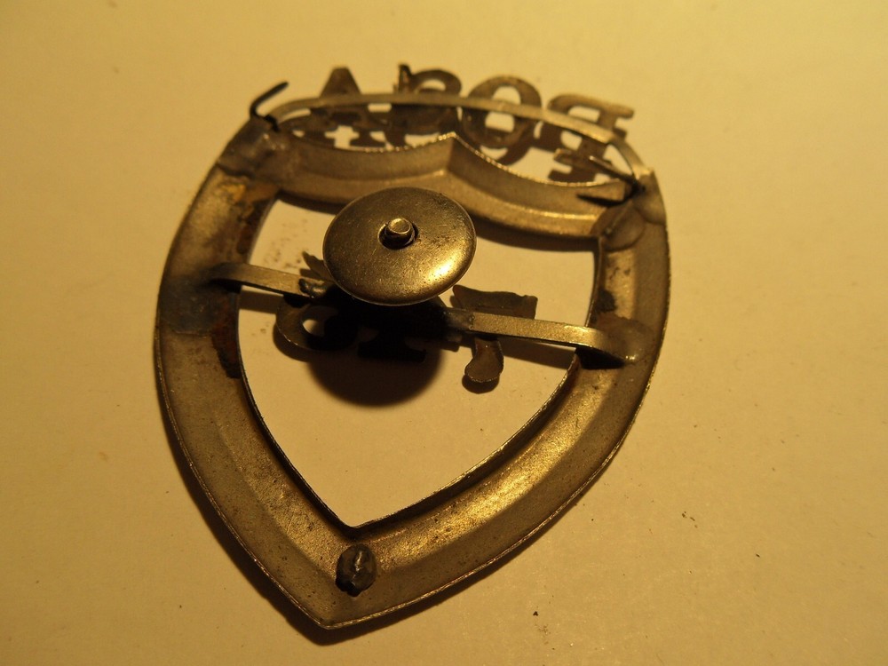 Vintage POSA Numbered 745 Hat Badge Device Hat AS PICTURED