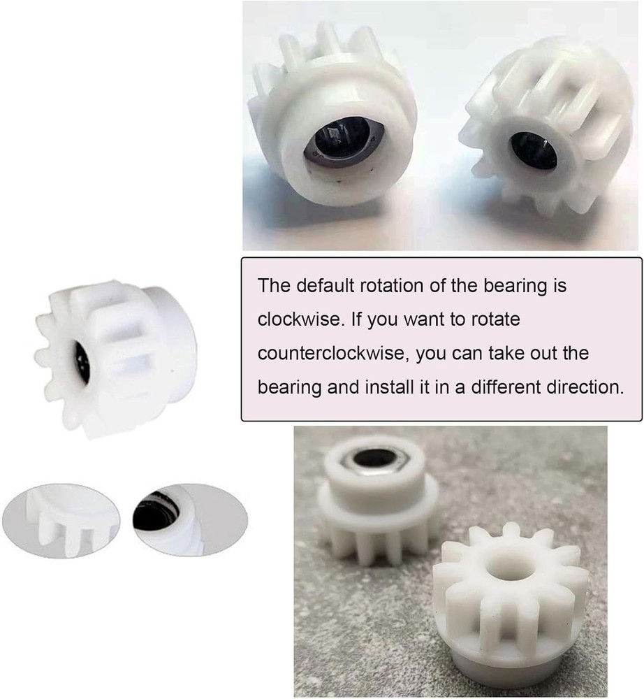 Durable One-Way Clutch Bearing for Microfiber Spin Mop - 2 Pack, Compact Size
