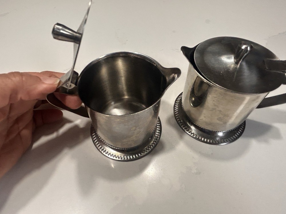 Volrath Silverplate Set with Lids Elegant Tableware