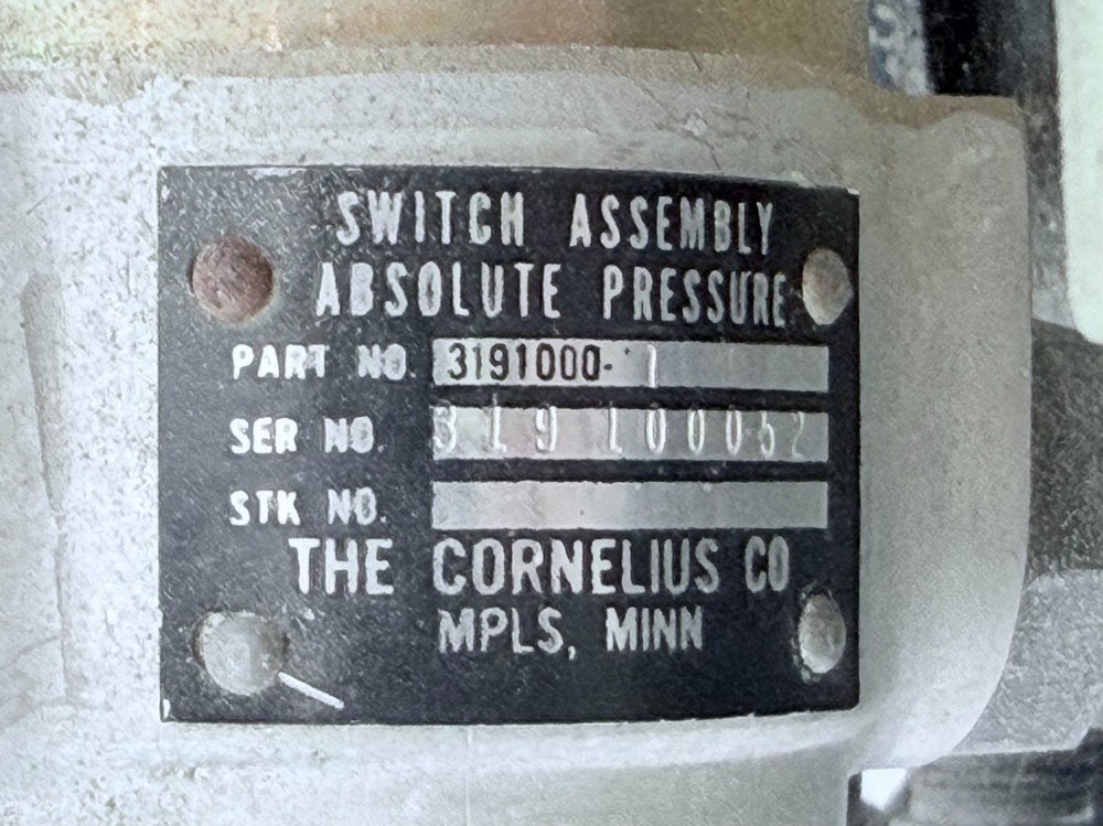 Aircraft Pressurization Package 2830402 Cornelius Air Compressor System