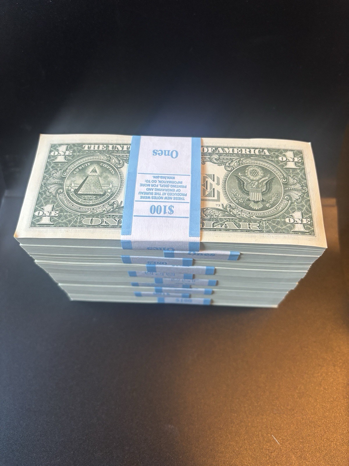 100 Uncirculated $1 Bills – 2021 Atlanta Series – US Paper Money