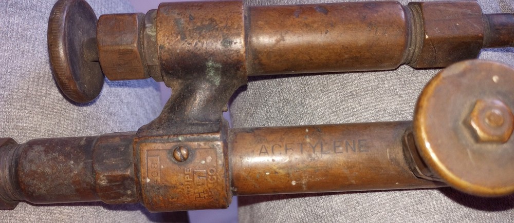 Vintage Everready Cutting Torch Head With Brazing Tip