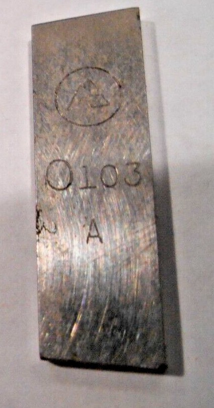 .103 Rectangular Steel Gage Block. GS