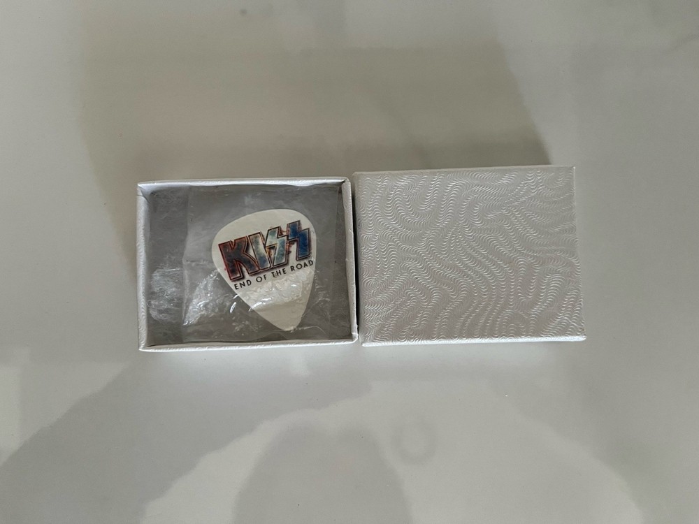 Kiss Guitar Pick Paul Stanley End of the Road Tour His Signature Plectrum