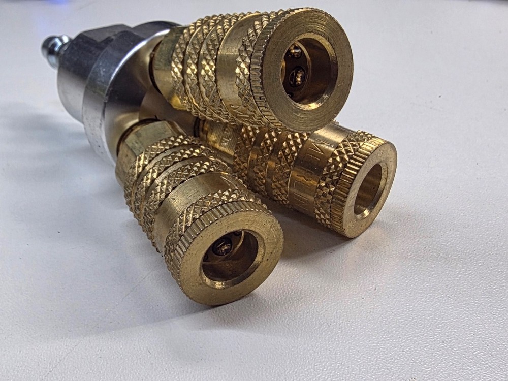 COMPRESSED AIR MAINFOLD – 3-way quick coupling splitter – air compressor – tools