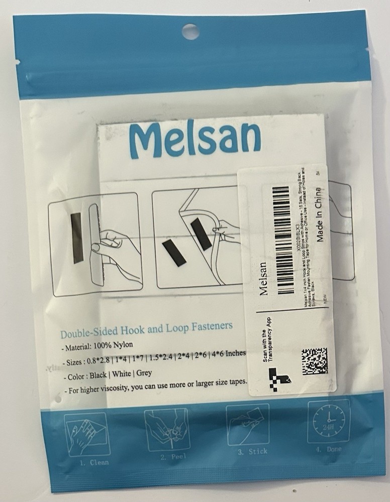 Melsan Double Sided Hook And Loop Fasteners A11