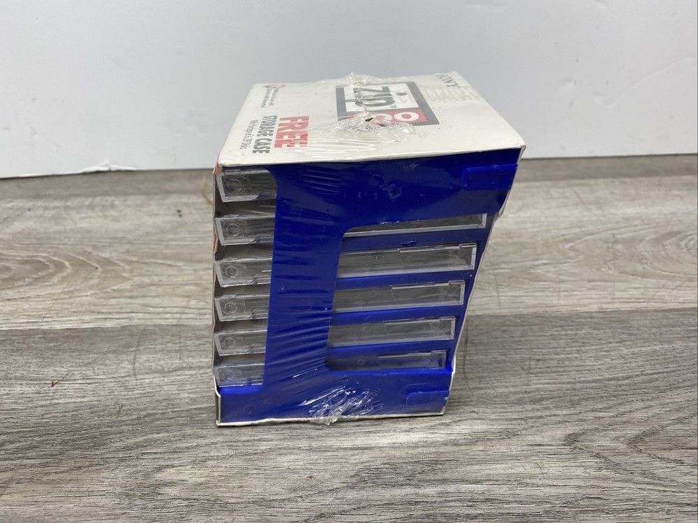 SONY ZIP-100CFM (Zip Drive) ▪︎ 6 Pack ▪︎ 100MB Disk w/ Rack Mac Formatted *NEW*