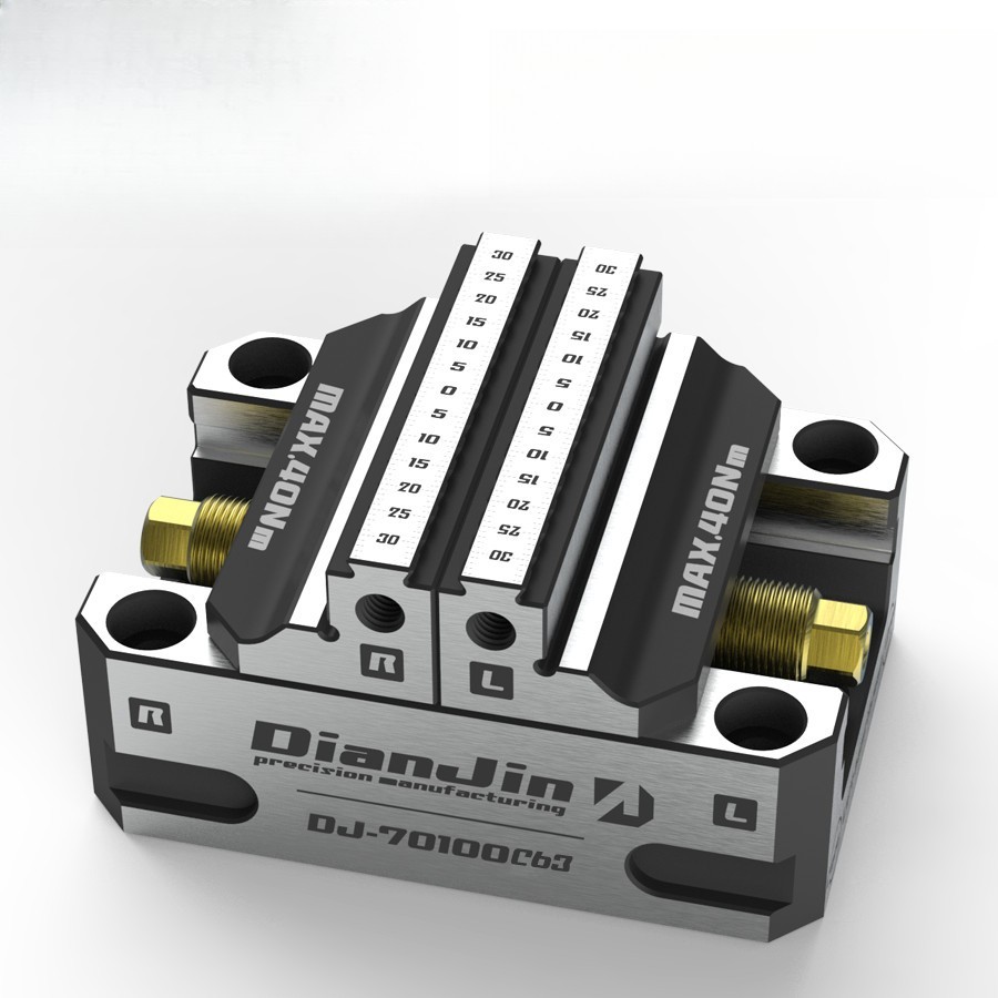 4 / 5 Axis Zero-point quick-change fixture self-centered concentric vise 1pc