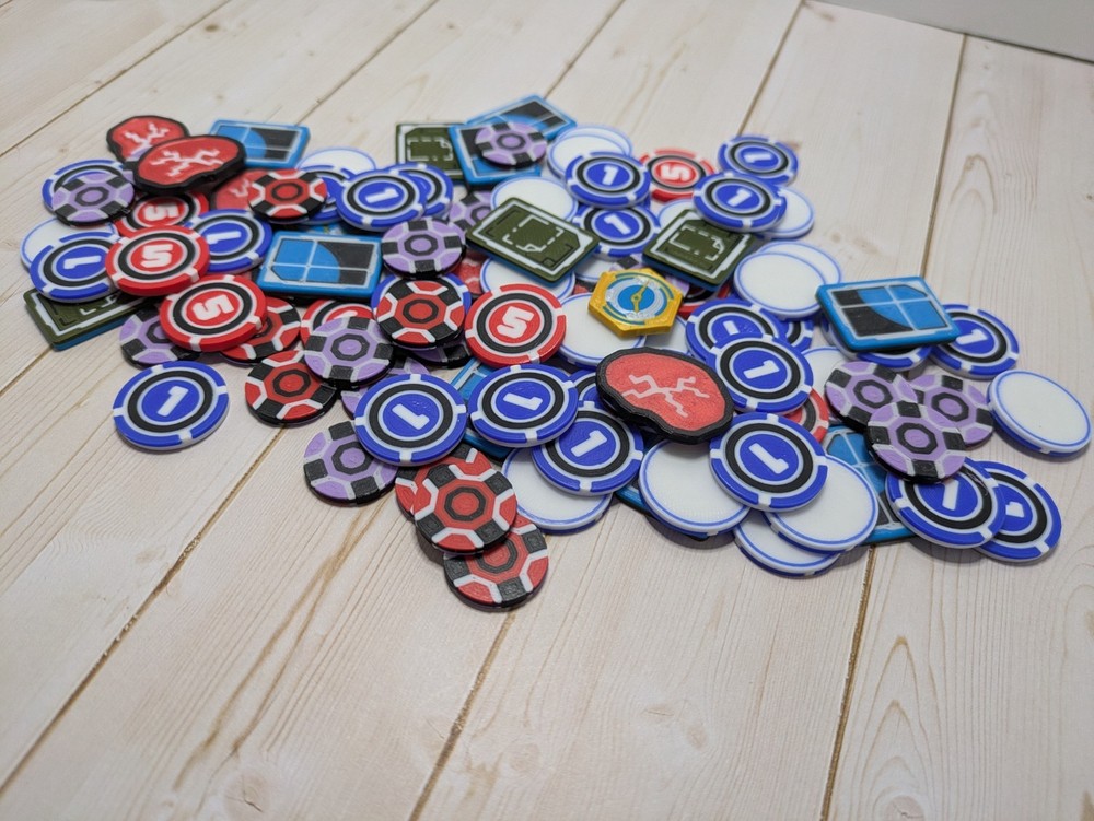 Android Netrunner LCG Full Core Set Replacement Durable Tokens