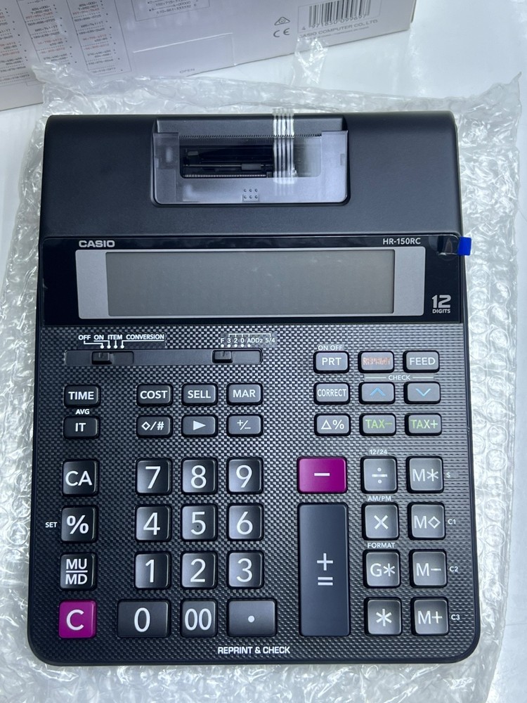 Casio HR-150RC Printing Calculator