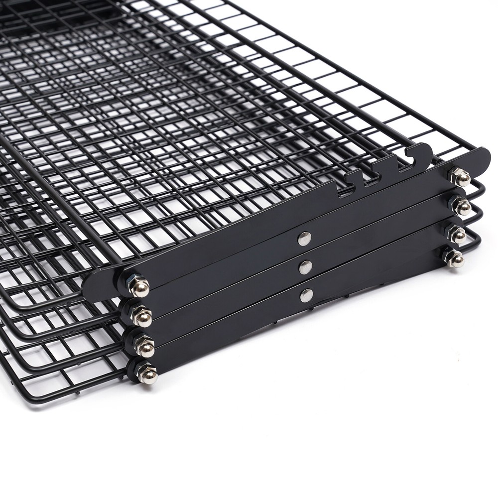 4-Tier Collapsible Cooling Rack, Grilling Drying Rack for Cookies Baking
