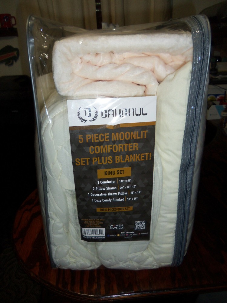 DAHDOUL 5 pc Piece Comforter Set - KING