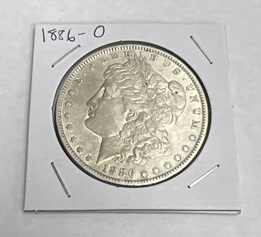 1886 0 Morgan Dollar 90% Silver