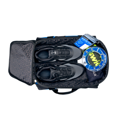 Brunswick Quest 2 Ball Roller Bowling Bag Blue