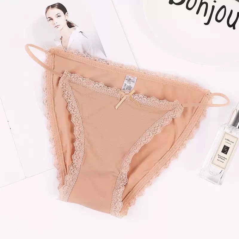 6 Pack Lot Womens Sexy Panties String Bikini Thong Brief Seamless Lace Underwear