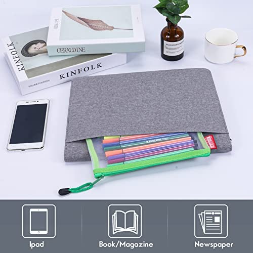 Folio Planner Cover for Rocketbook Smart Notebook– Large Size - Bifold Gray