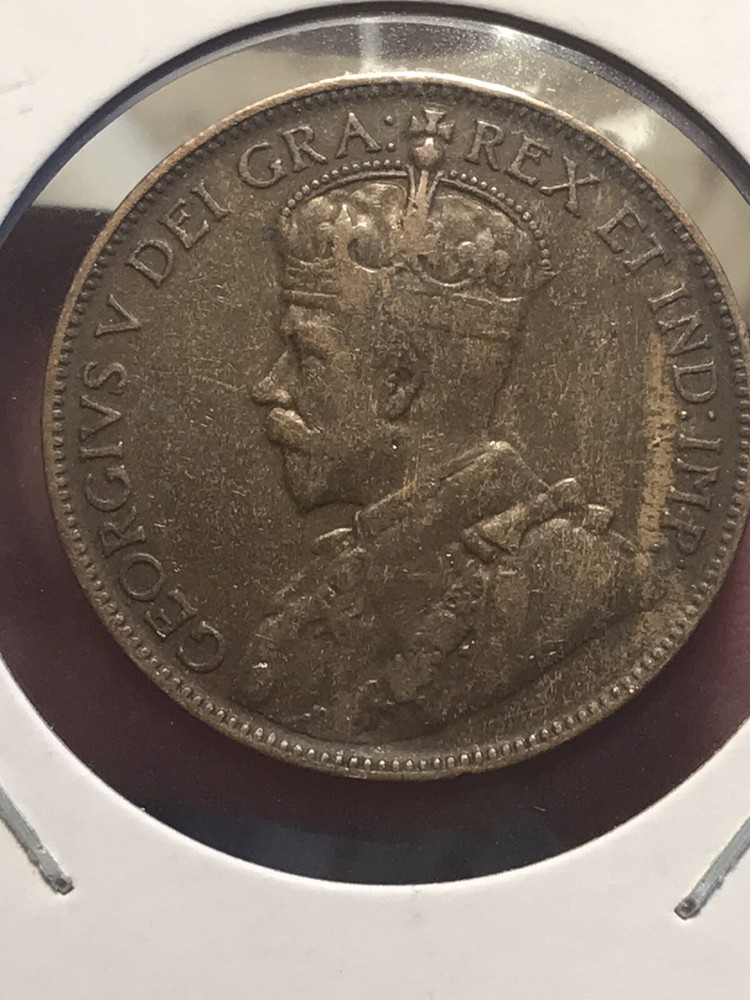 1920 Canada Large One Cent KM 28 Last Year