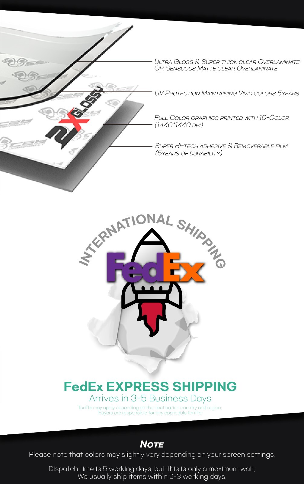 NEW Graphic kit for BMW S1000RR (2025~) Decal Kit (MC-B)