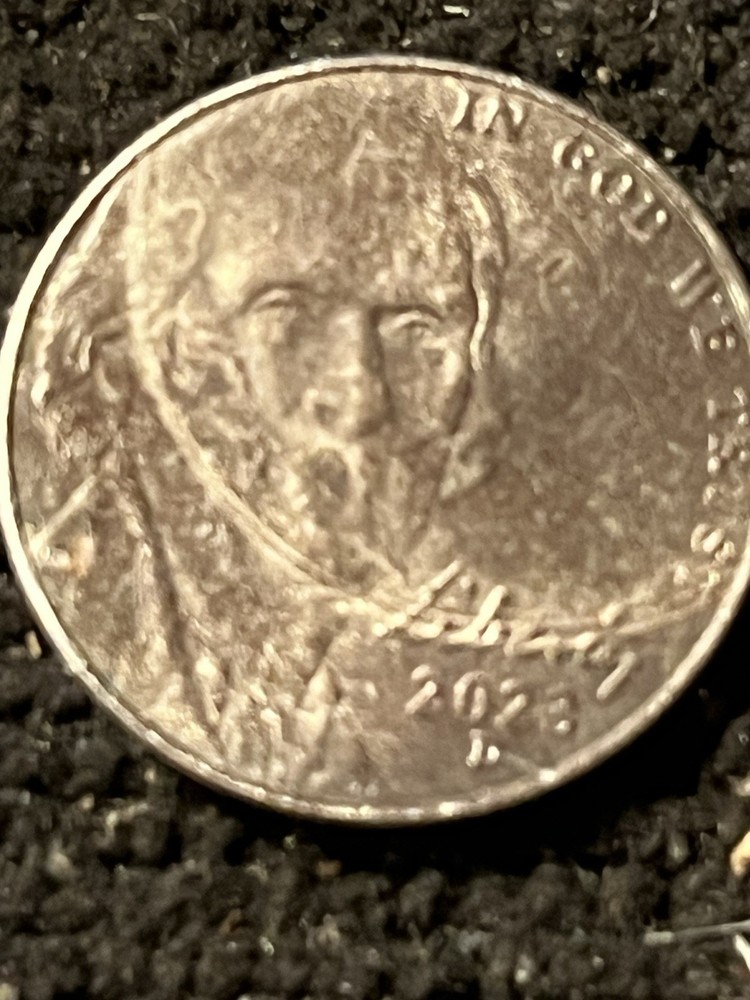 2023-D Jefferson NICKLE DOUBLE STRIKE ERROR