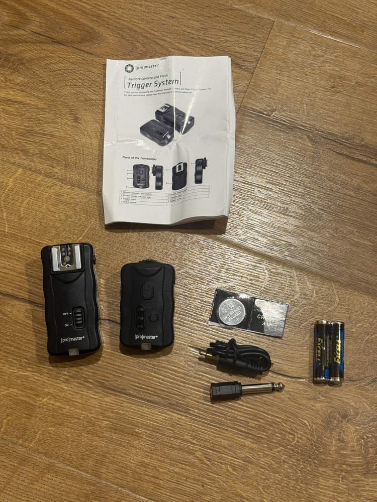 Promaster Remote Camera & Flash Trigger System Tested Works Excellent