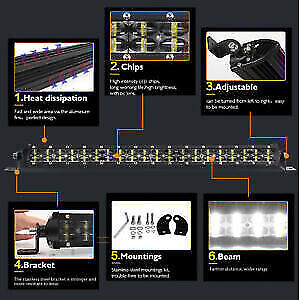 6D 14" LED Light Bar Shock Tower Mount Brackets Fit Can-am Maverick X3 DS RS MAX