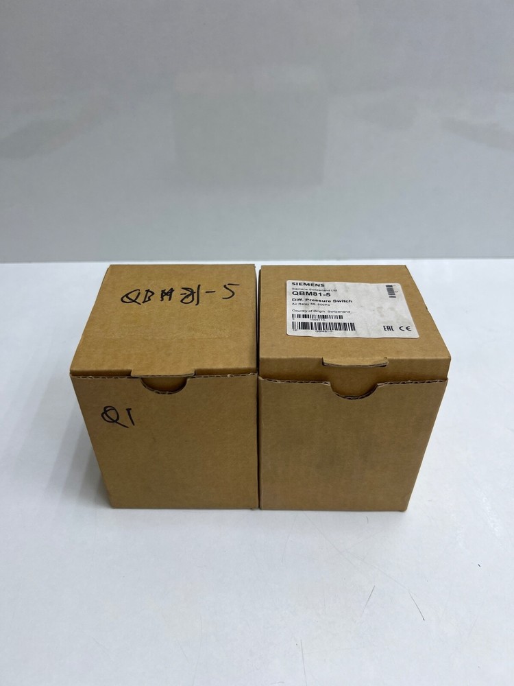 (LOT 2 PCS) SIEMENS QBM81-5 DIFF. PRESSURE SWITCH