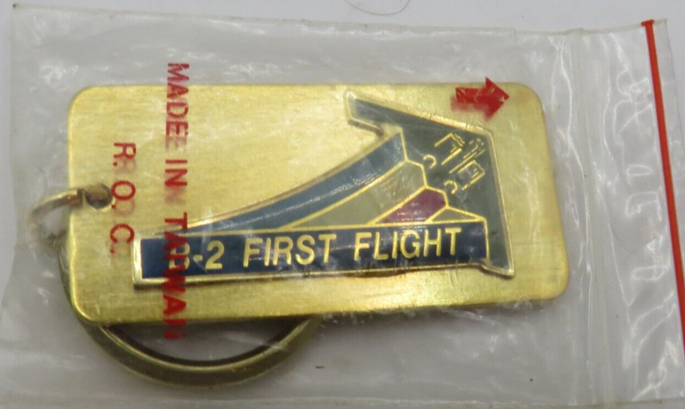 NOS - Vintage B2 - Stealth Bomber First Flight Key Chain