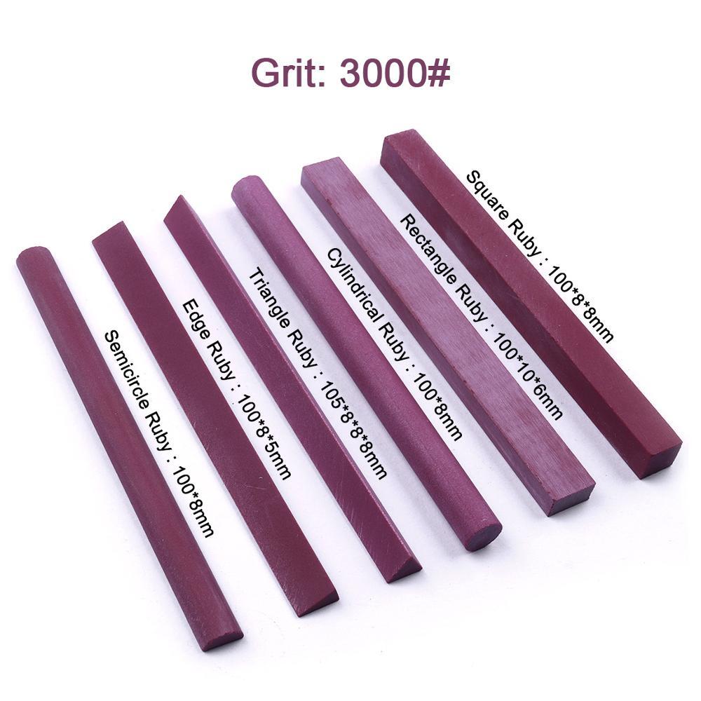 3000 Grit Whetstone Polishing Knife Sharpener Ruby Stone Sharpening 10cm Length