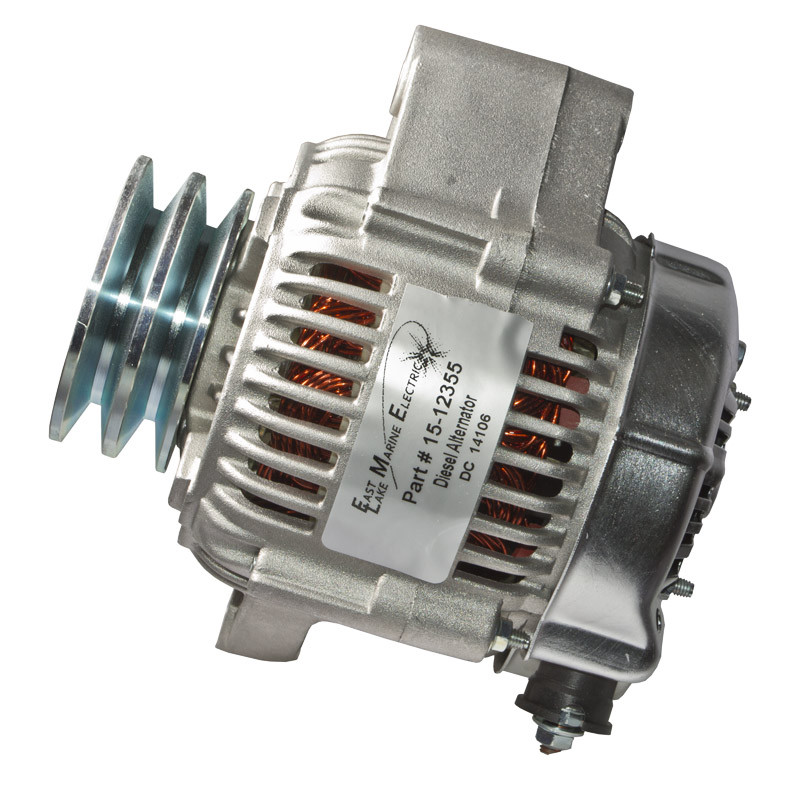 Yanmar 6LP Denso Style Alternator 12V 80 Amp 119773-77200