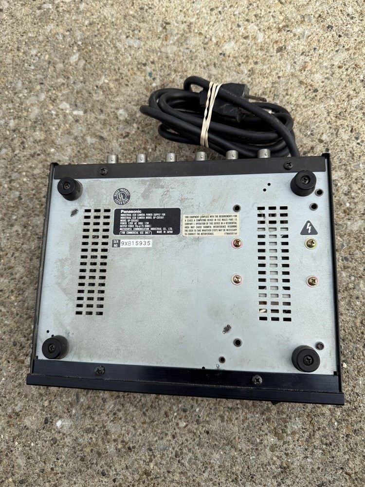 Panasonic Industrial CCD Camera System Power Supply CD55