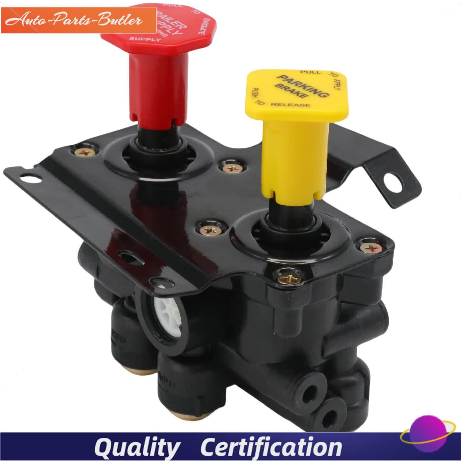 24340522 21315044 K035691 For Volvo VNL Dash Valve Dual Park Brake With 5 Ports