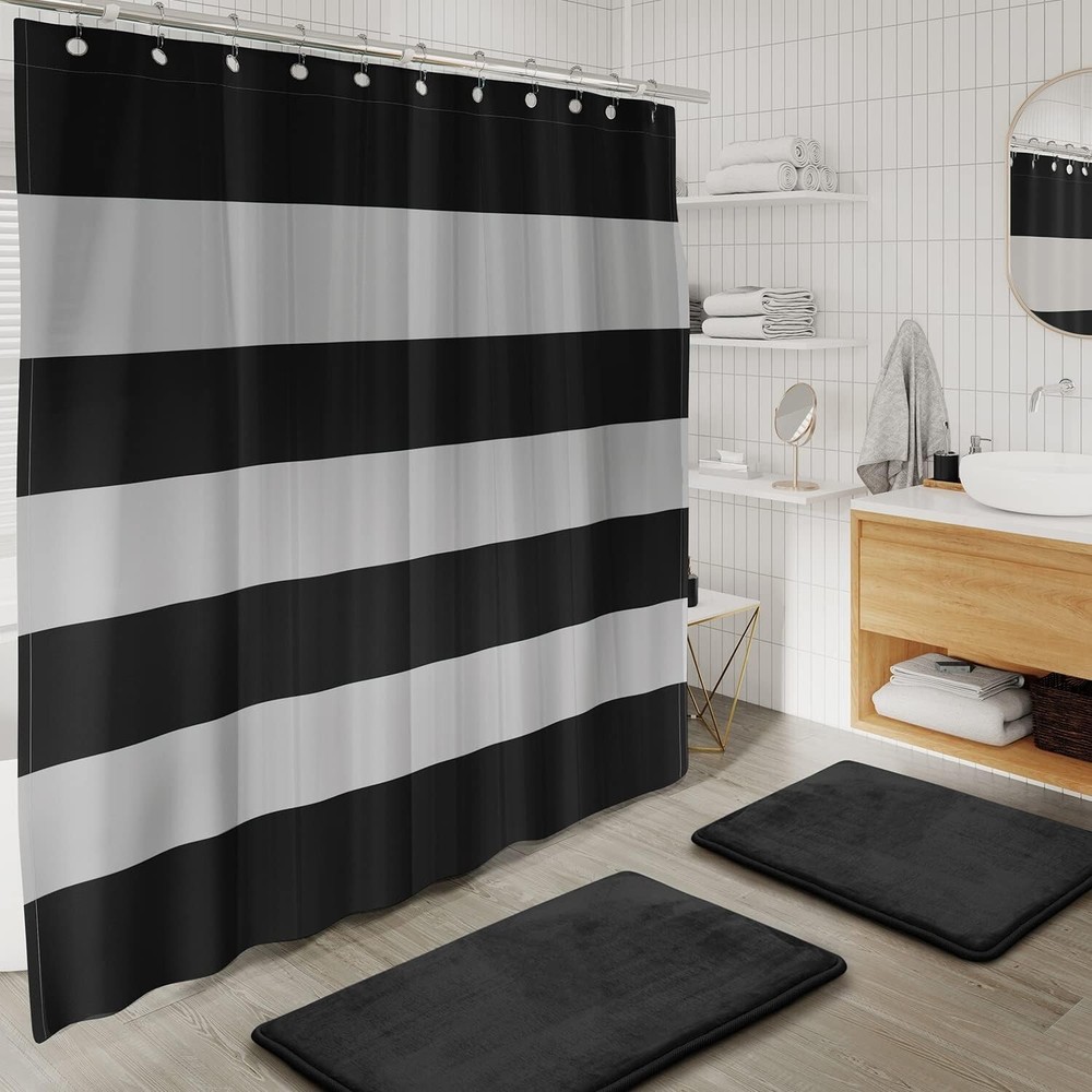 Bathroom Set - Black Bathroom Accessories Set, 20 PCS Bathroom Accessory Set