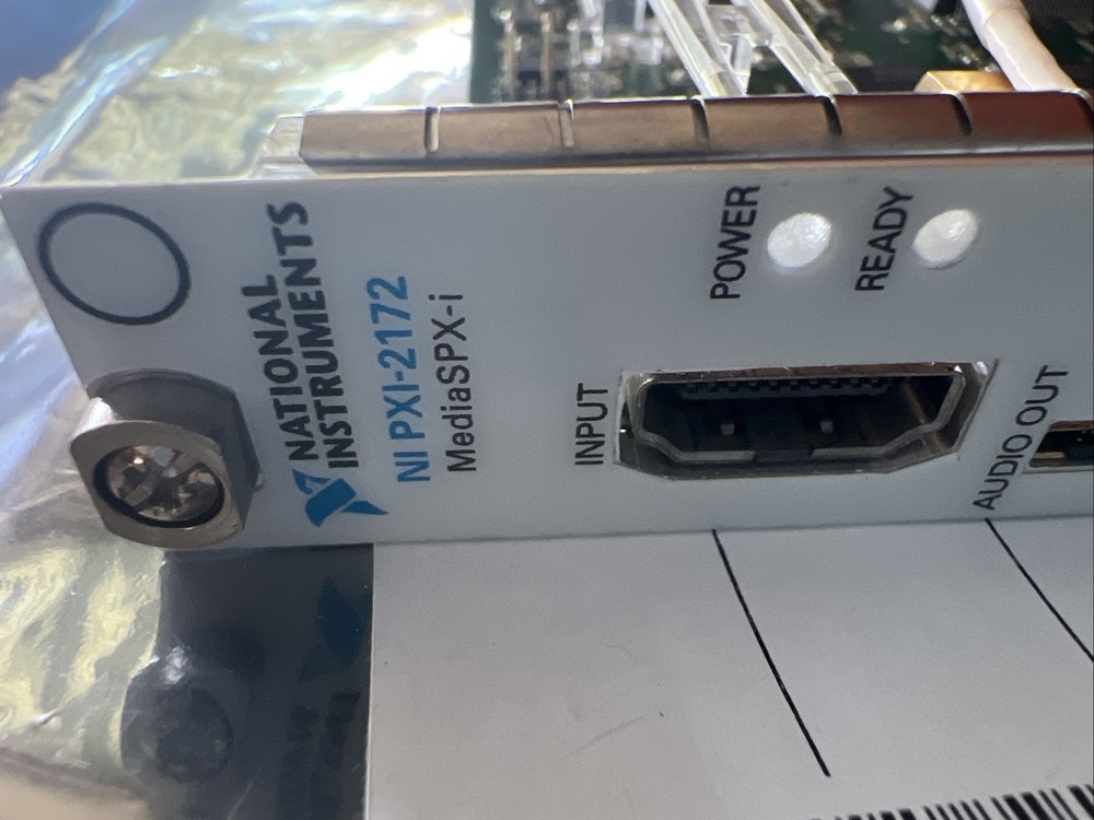 NATIONAL INSTRUMENTS NI PXI-2172 MediaSPX-i Digital Video Analyzer module