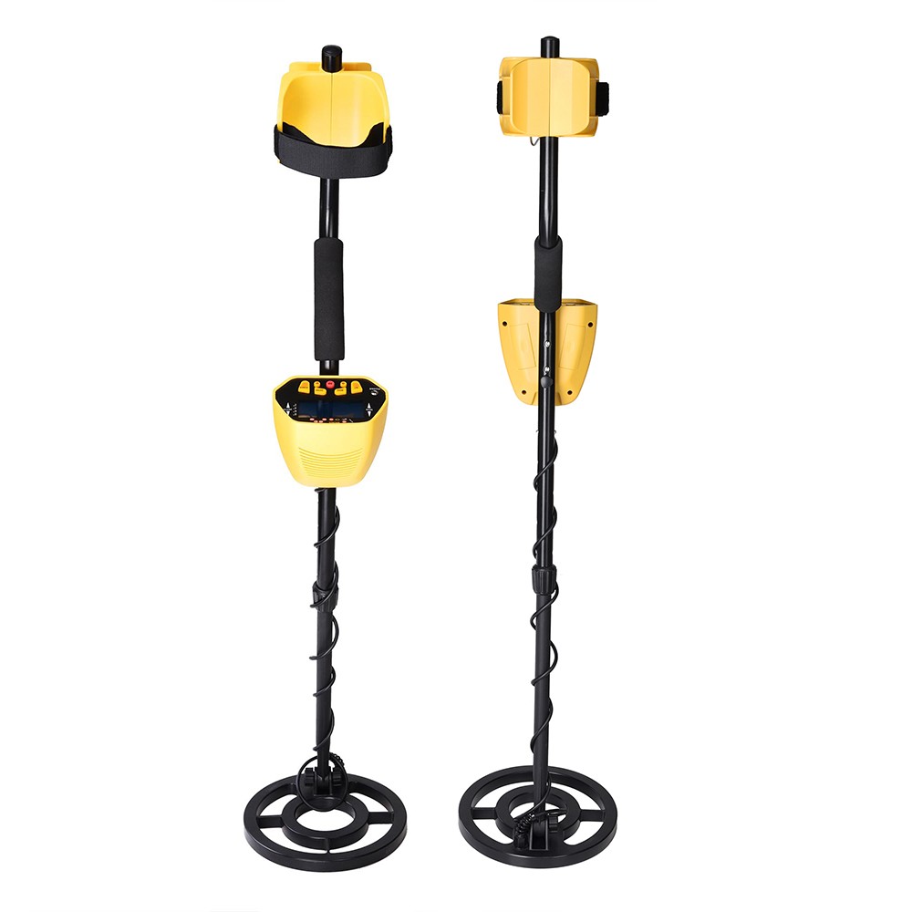 MD-3010II Metal Detector Digger Deep Sensitive Light Hunter Coil LCD Display