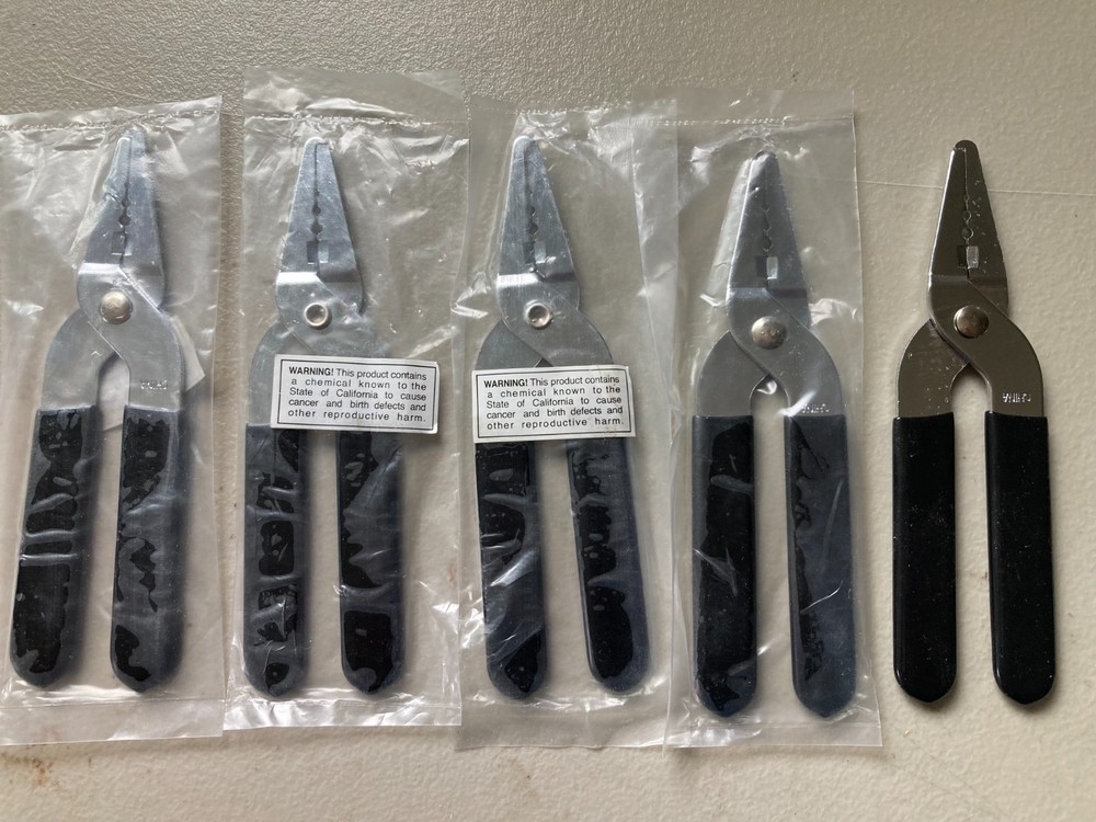 5 pairs Eagle Claw 6" Multi Function Split Ring Pliers FREE FAST SHIPPING