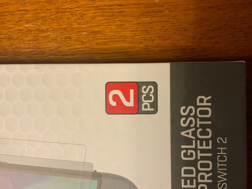 2 Pack Tempered Glass Screen Protector for Nintendo Switch 2, Model# SW2
