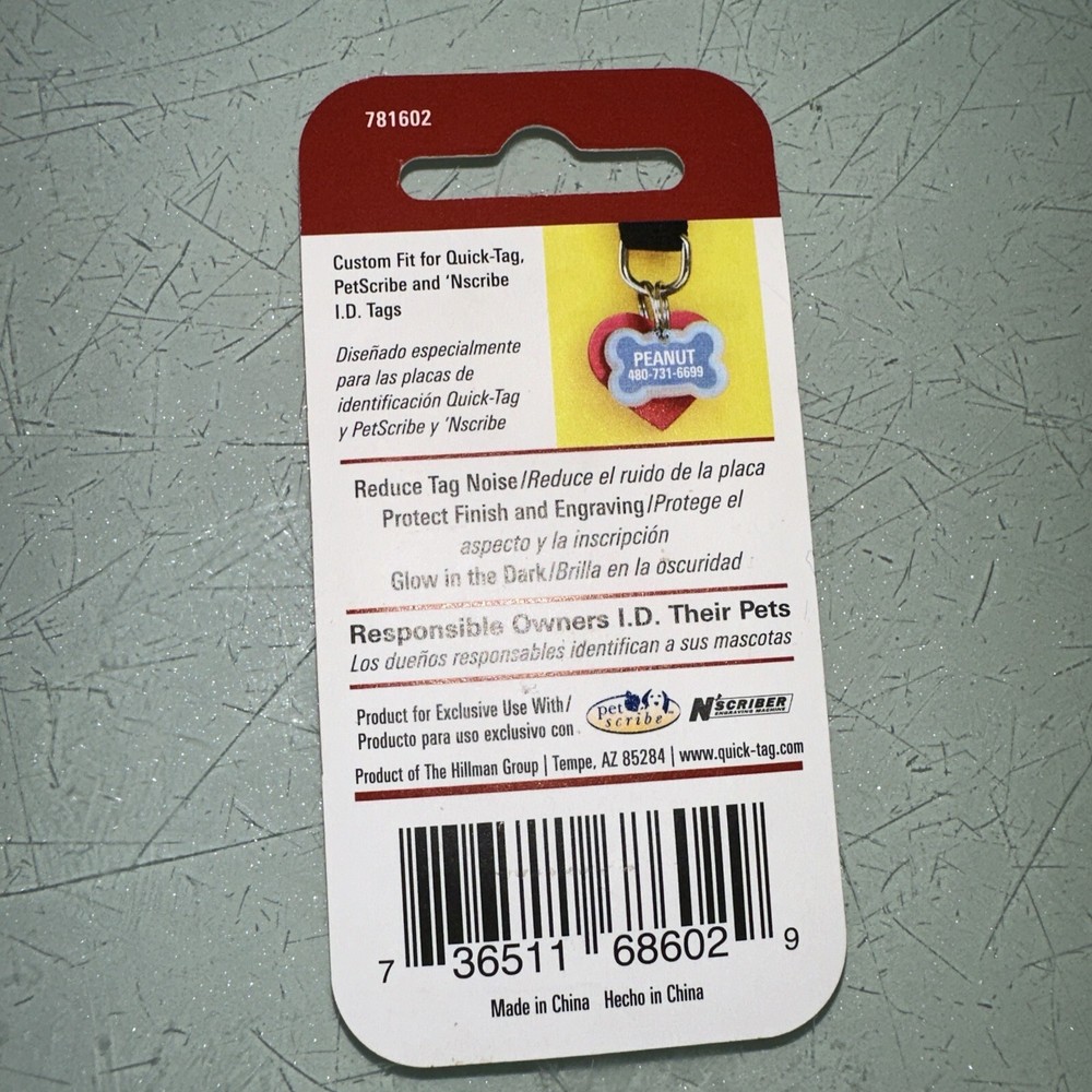 Hillman Group Pet Id Tag Silencer - Small - Bone
