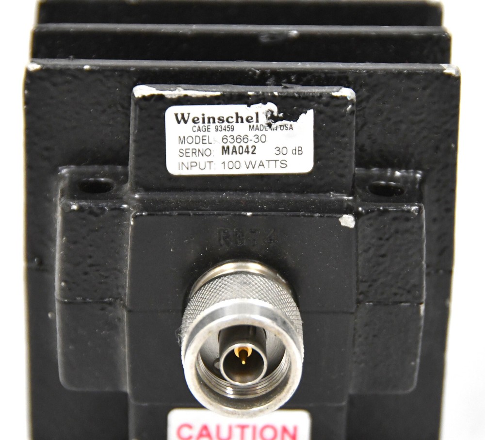 Weinschel Coaxial Model 6366-30 100W Attenuator Dummy Load