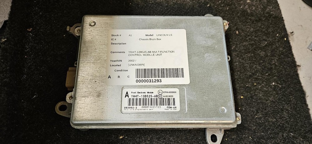LINCOLN LS Multifunction Control Module Unit YW4T-13B525-AB