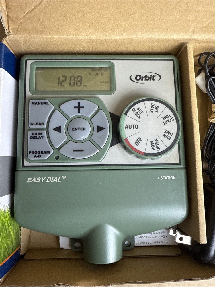 Orbit Easy Dial 4-Station Indoor Hardwired Sprinkler Timer