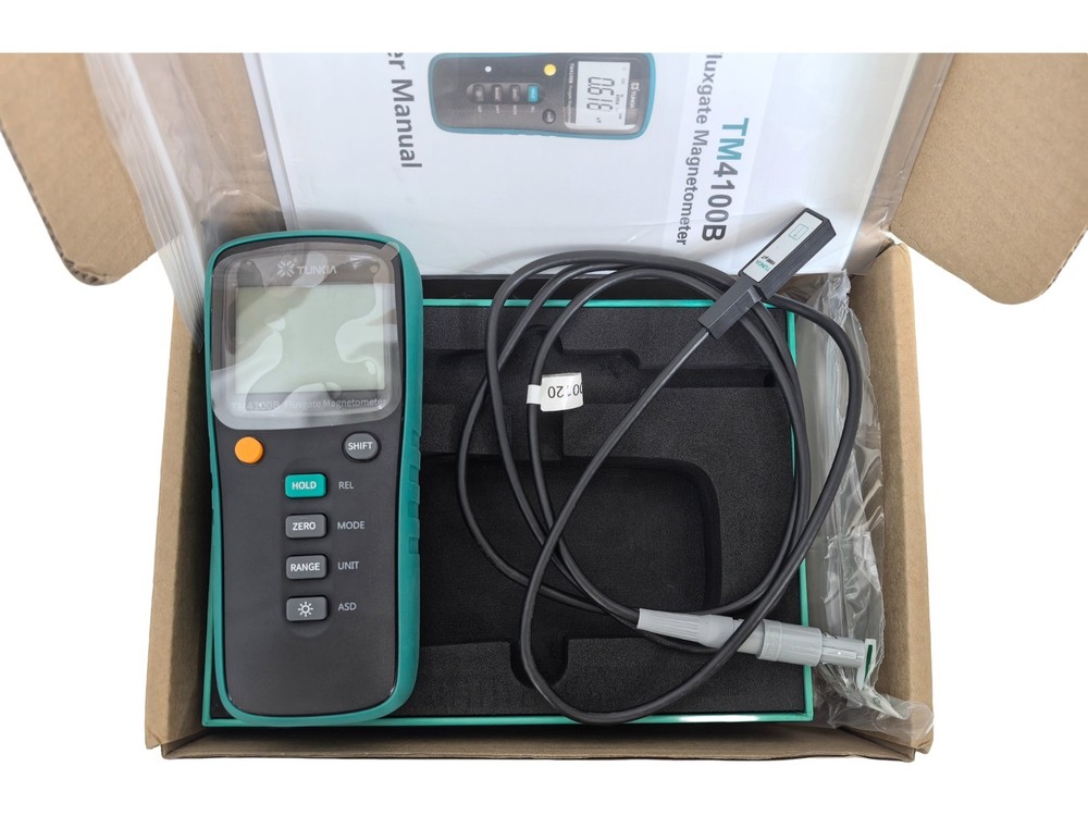 Handheld Single-Axis Fluxgate Magnetometer with Range 0-500μT Accuracy Class 2