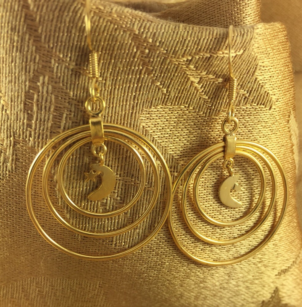 Handcrafted Gold Plated Earrings