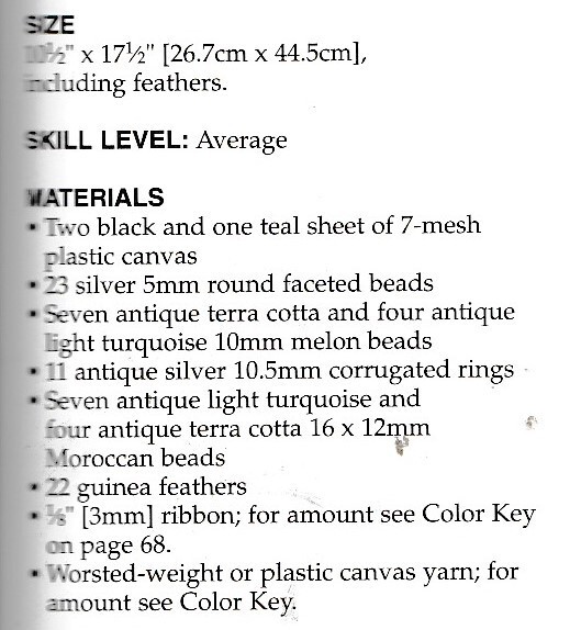 Wind Dancer - 10-1/2" x 17-1/2" - 7 count pc - Plastic Canvas Pattern ONLY