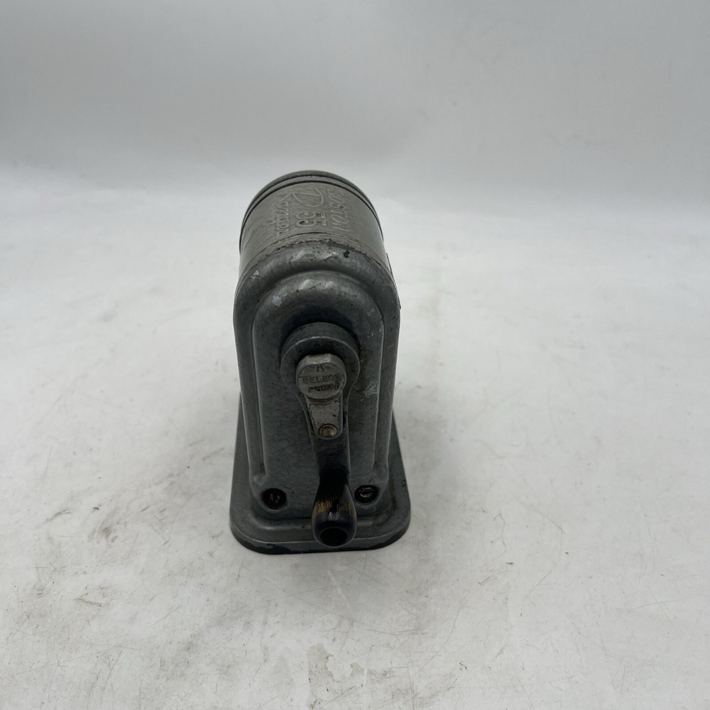 Vintage Boston Ranger 55 Pencil Sharpener,6 Hole-Adjustable Point Selector-Works