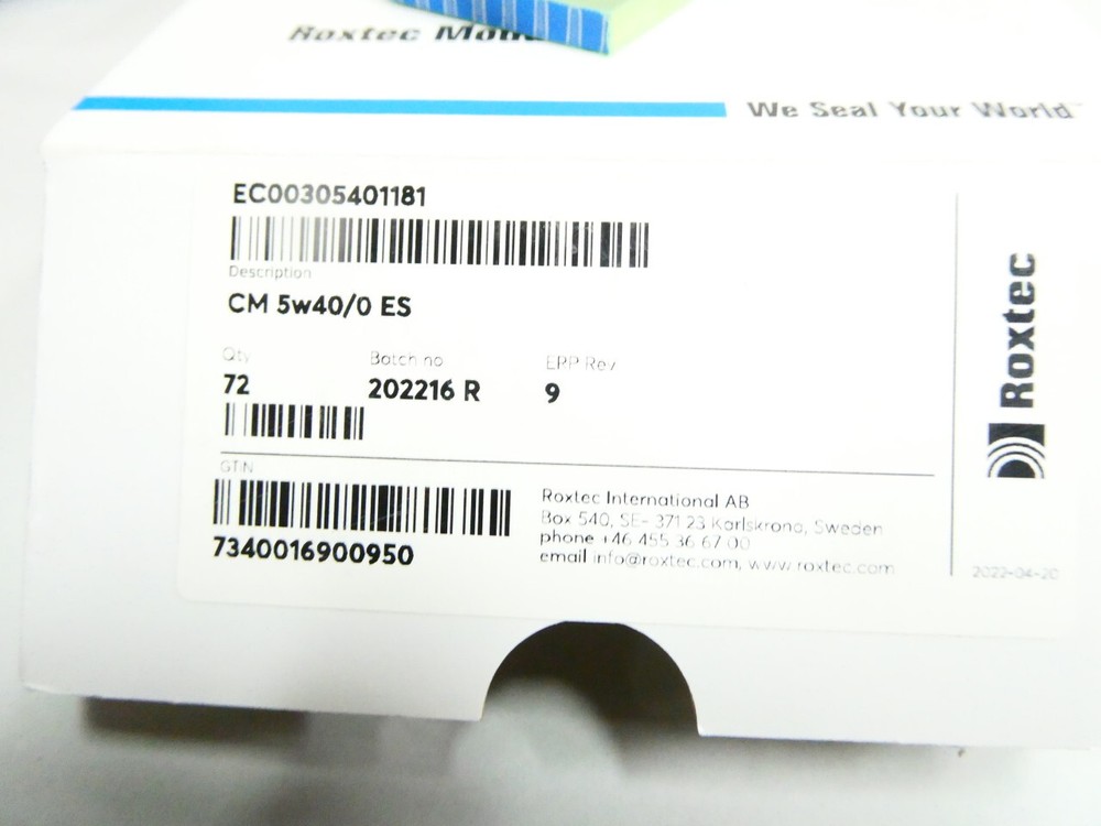 Box Of 72 Roxtec EC00305401181 CM 5W40/0 ES Solid Compensation Module